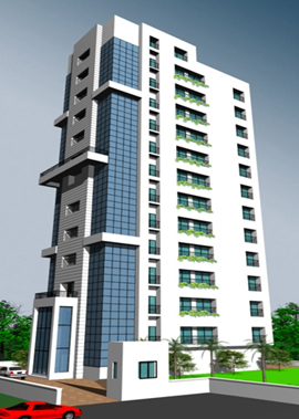 G+12 storied residential building -Exclusive Homes Pvt Ltd