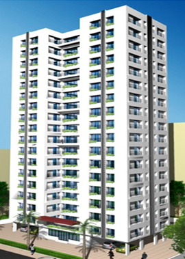 B+G+17 Storied Residential Building