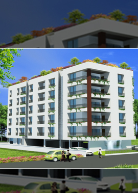 G+5 Storied Residential Building at 172/3 Rash Behari Avenue