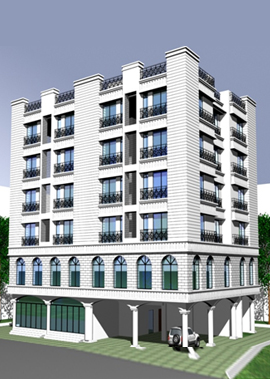 B+G+V Storied Residential Building at 7B, Short Street