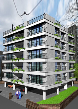 G+IV Storied Residential Building at 99C/1B, Kankulia Road