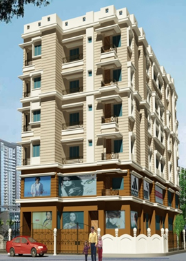 B+G+V Storied Residential Building at 77, B.L.Shah Road