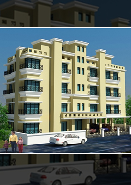 G+III Storied Residential Building at Prince Gulam Hossain Shah Road