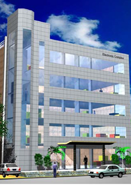  G+4 Storied Electronic Complex At Baishnavghata Patuli Township